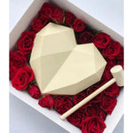 Faceted Heart Shape Chocolate Mold